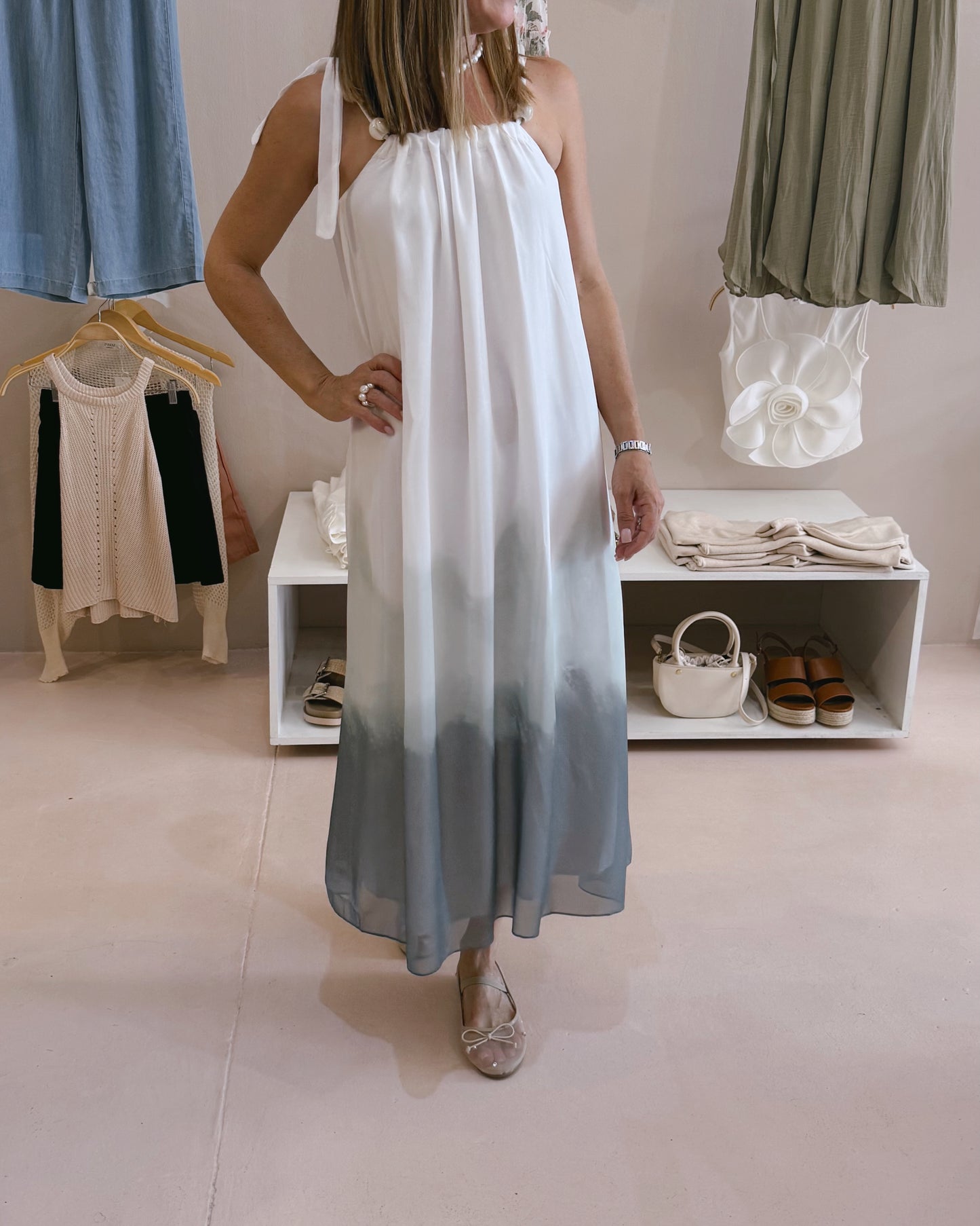 September Green Ombre Dress