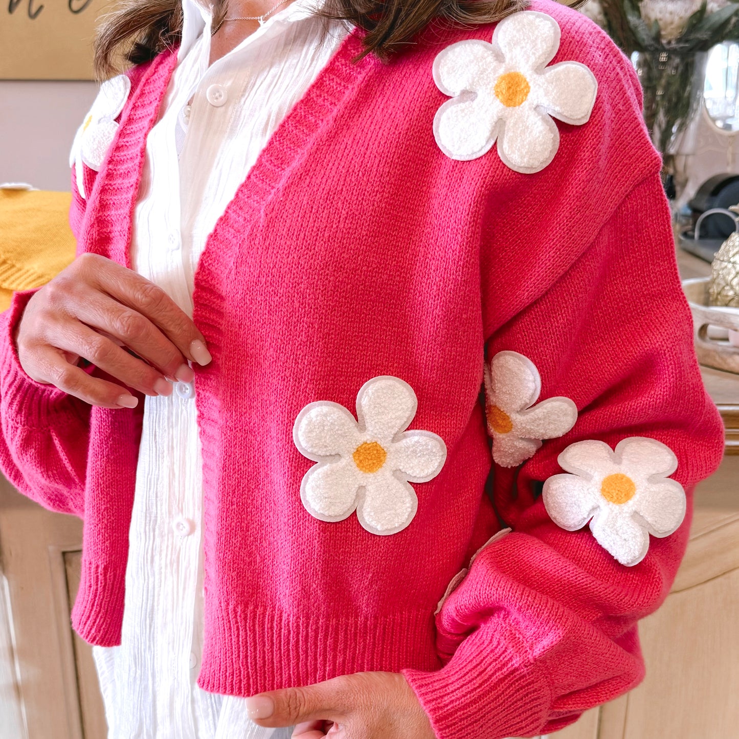 Daisy Cardi Pink