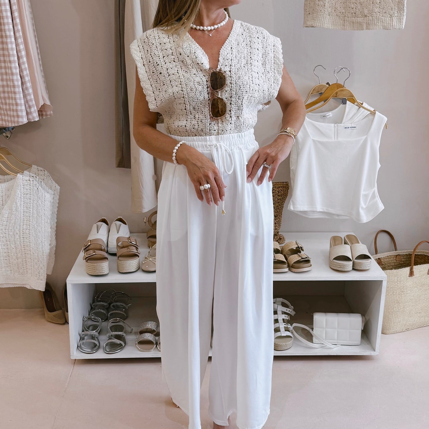 Mai Pants White
