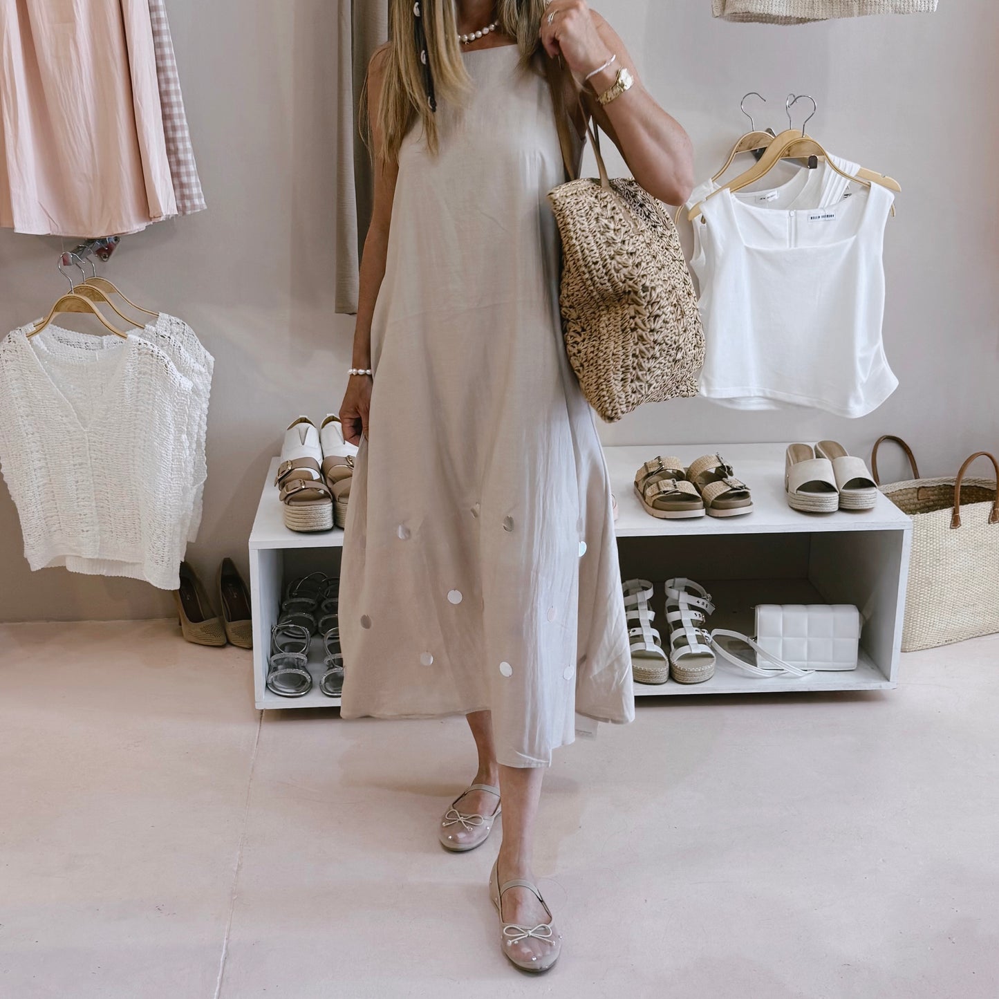 Khaki September Dress