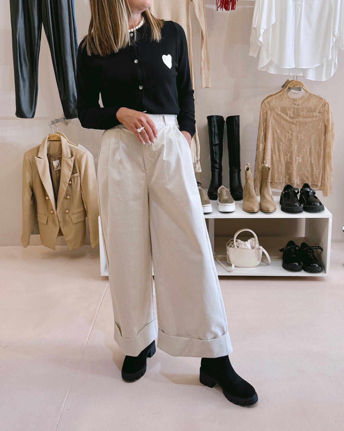 Beige Janet Pants