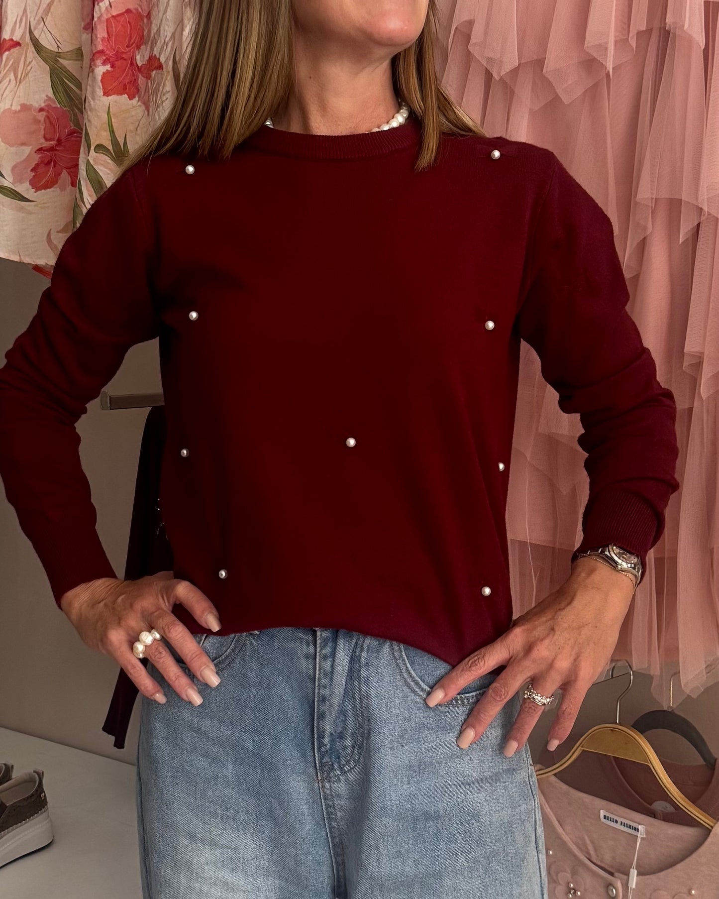 Burgundy Pearl Jersey