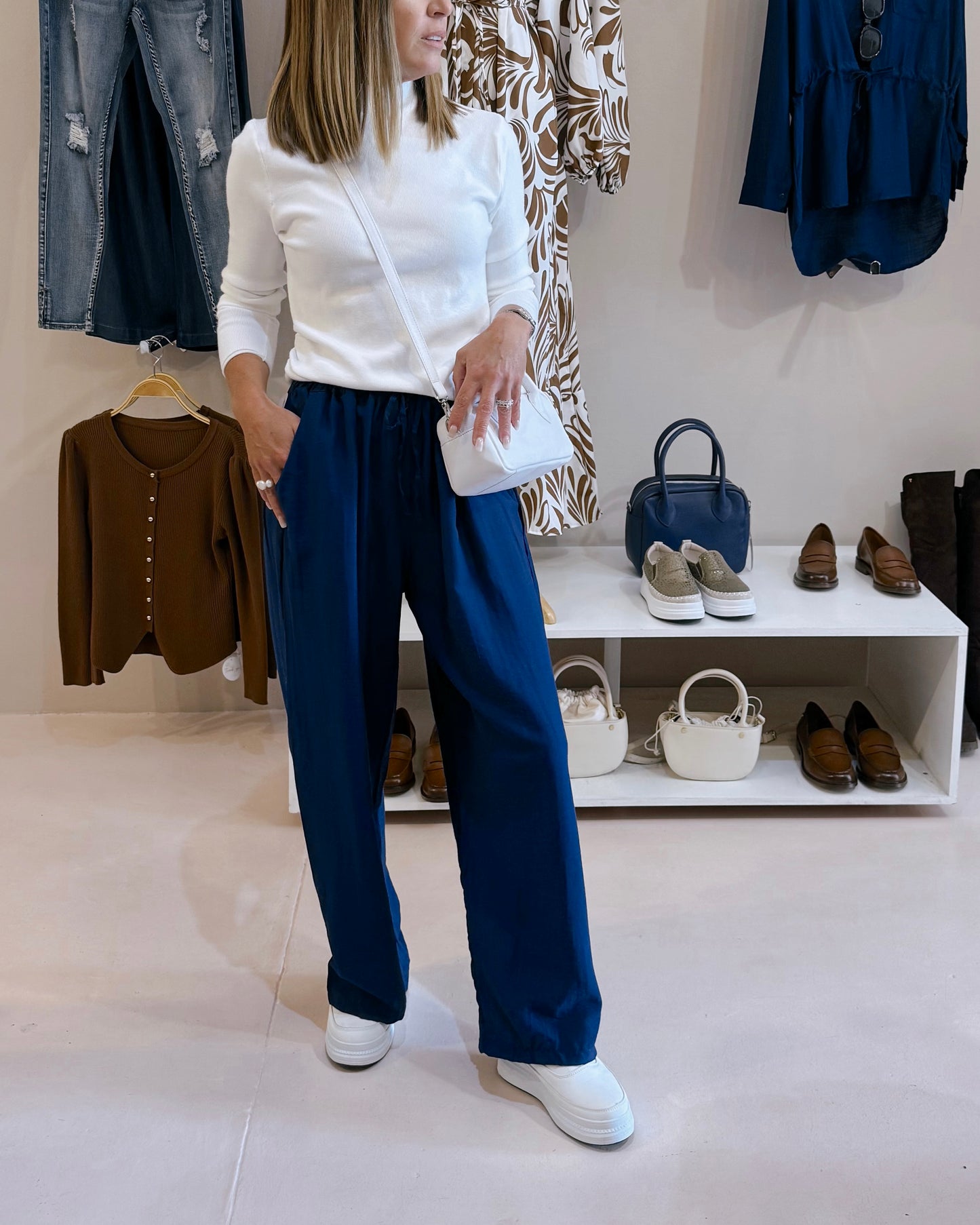 Navy Pants