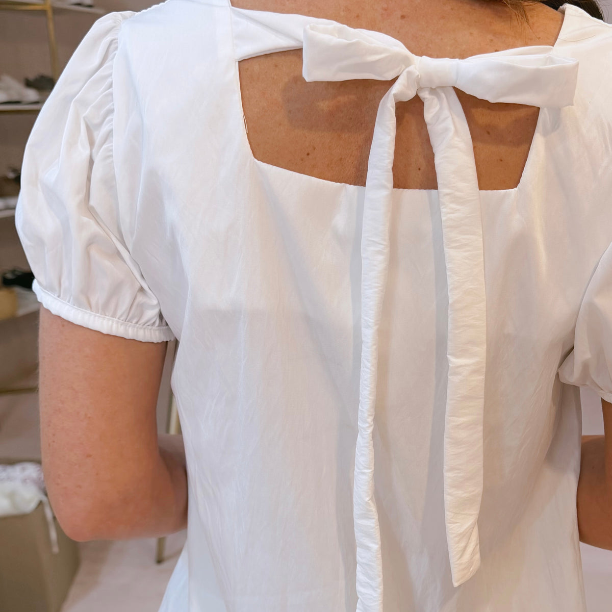 La Cham Blouse White