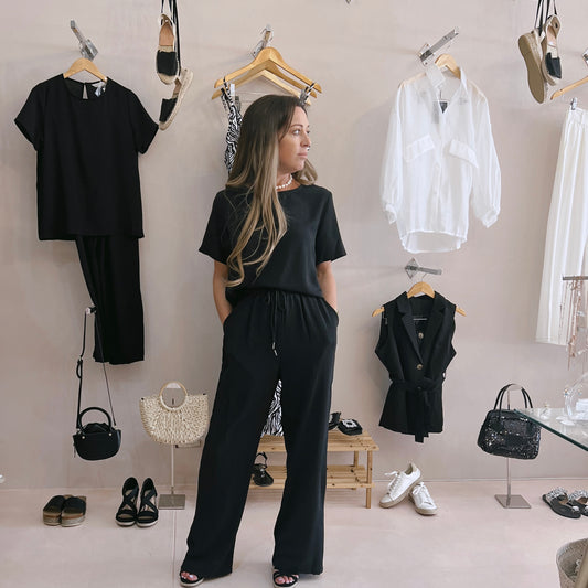 Black Summer Lounge Set