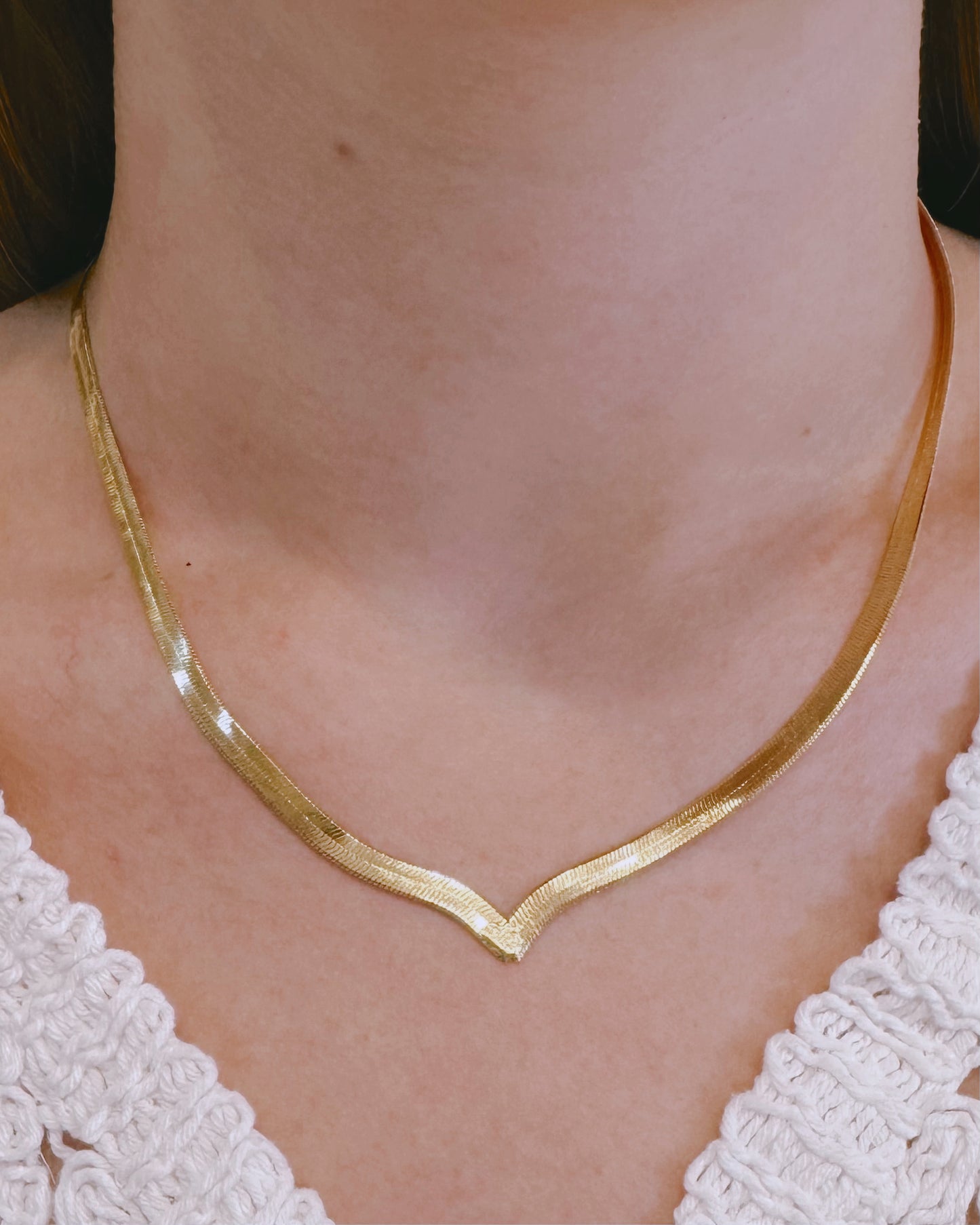 Stainless steel V Snake Chain