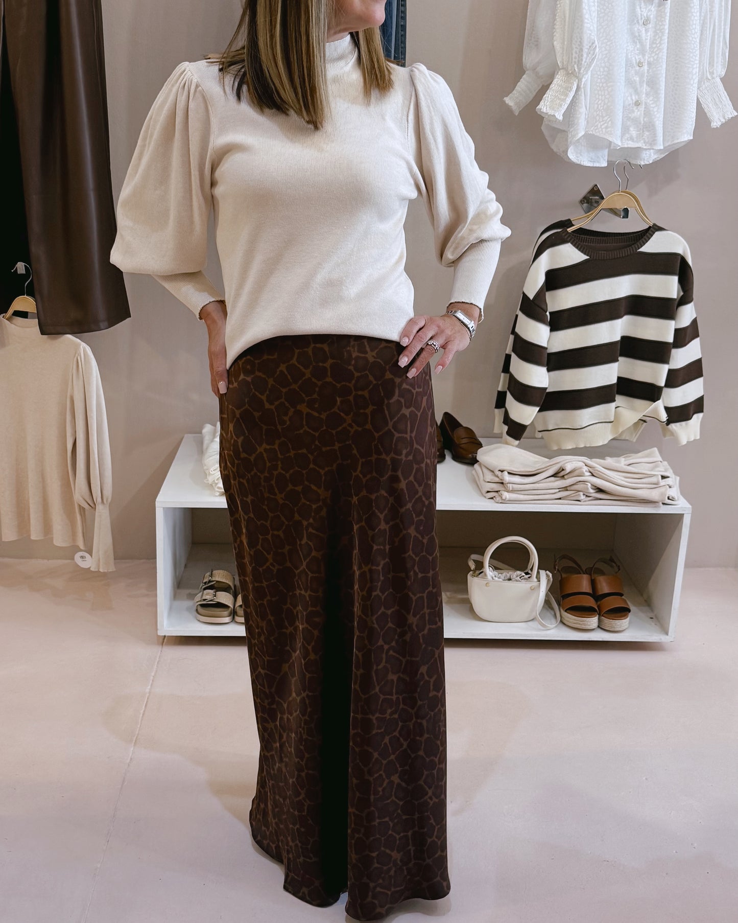 Animal Skirt Chocolate