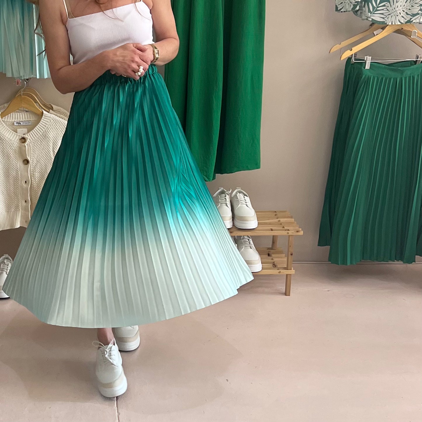 Green Ombre Skirt