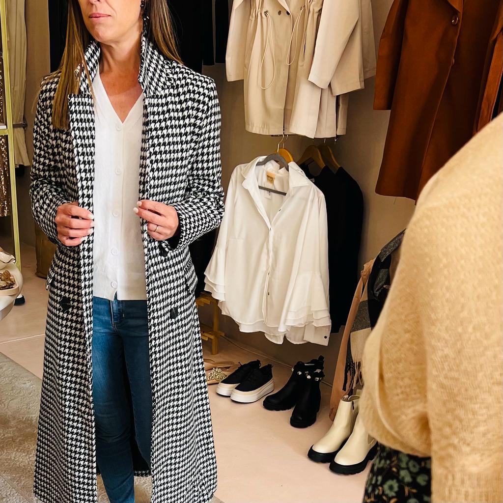 Black and White Coat