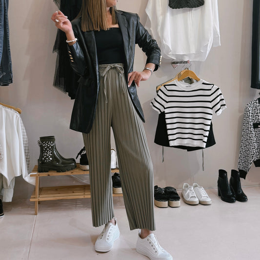 Pleather Blazer