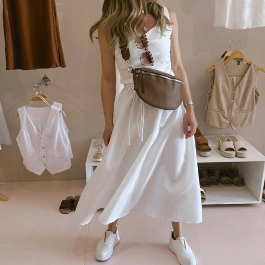 White Tank Top Dress