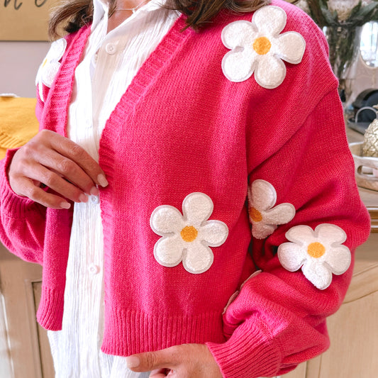 Daisy Cardi Pink