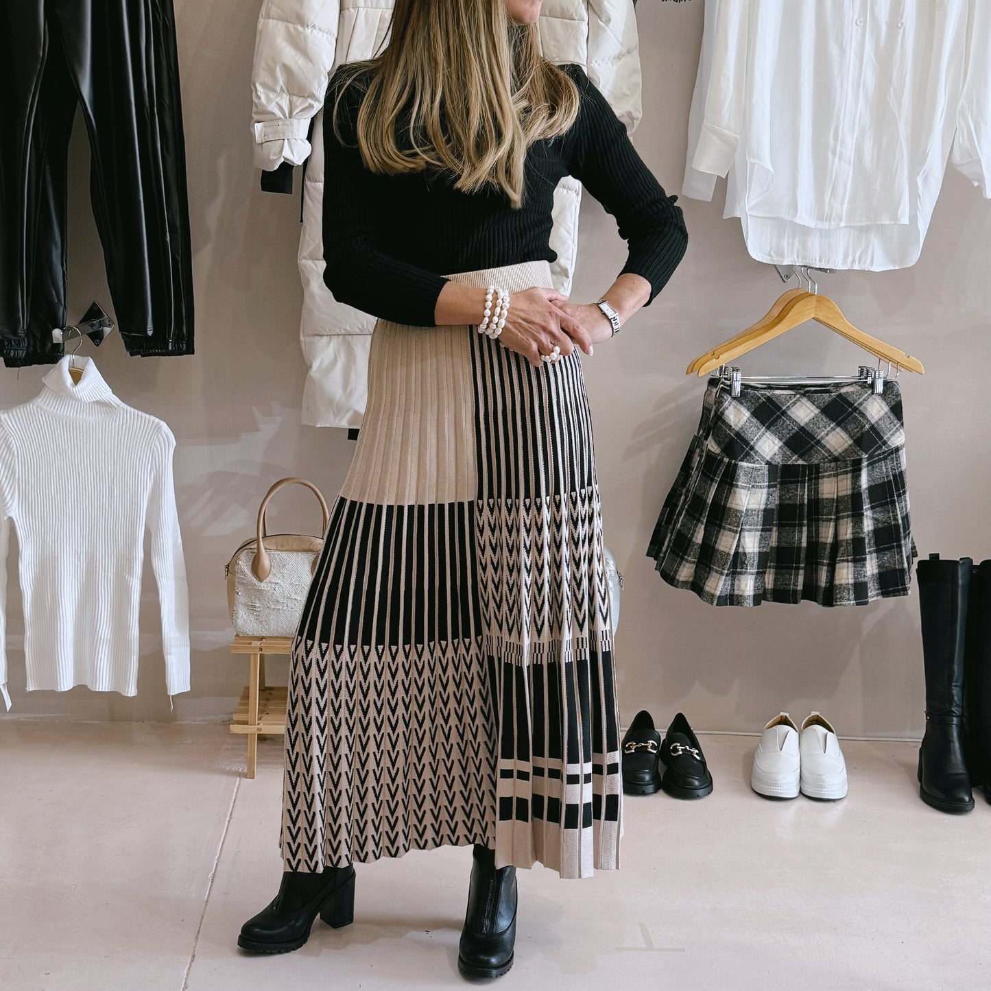 Black Polo neck