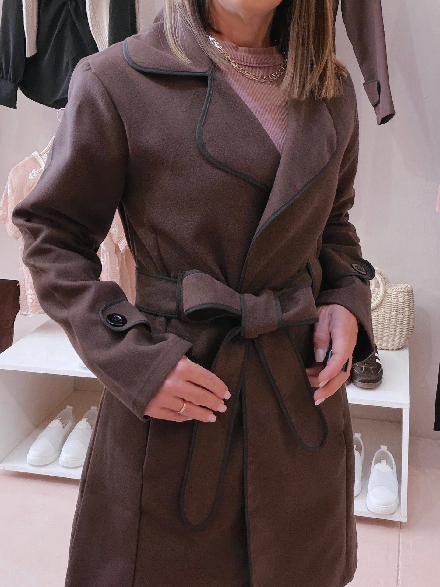 Chocolate Brown Coat