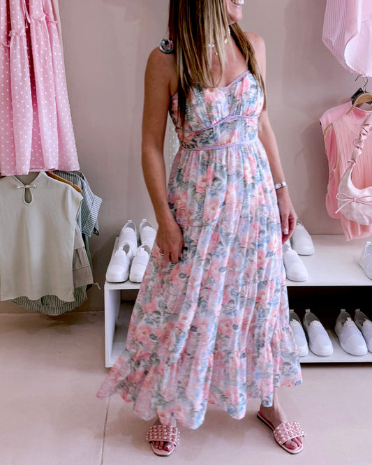 Ideal Dress - Pink Roses