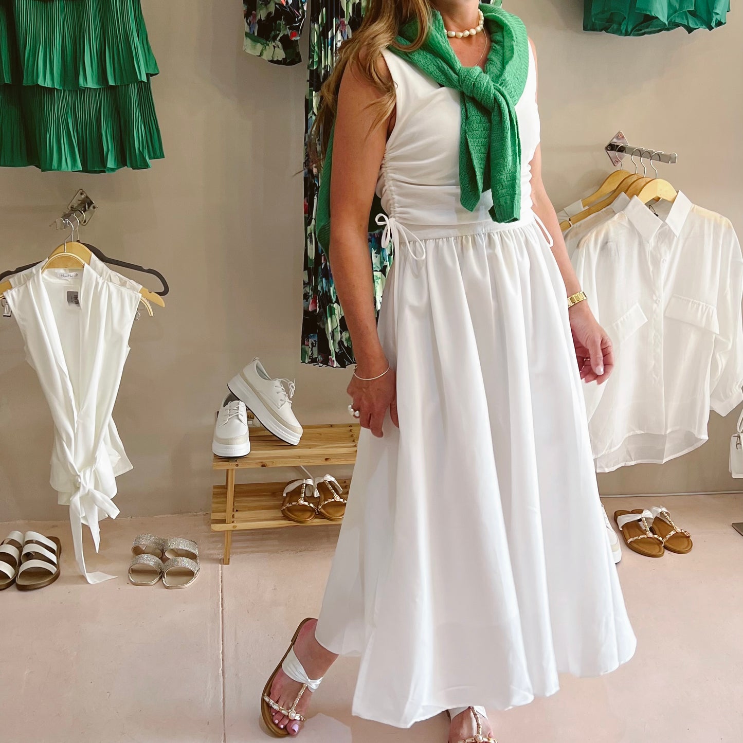 White Tank Top Dress