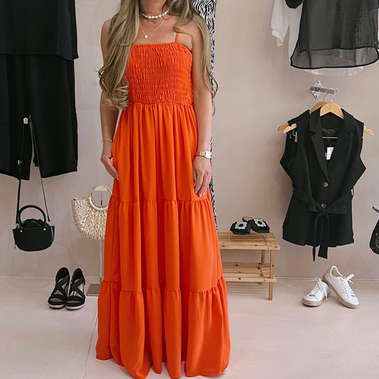 Orange Summer Dress