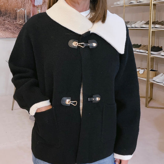 Black & Beige Jacket