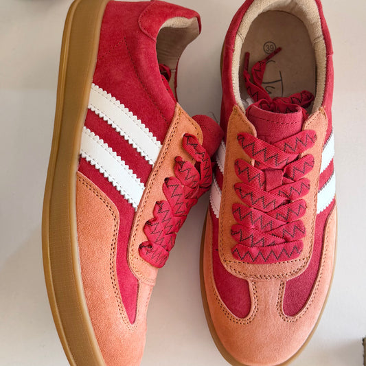 Julz Shiloh Red Sneaker