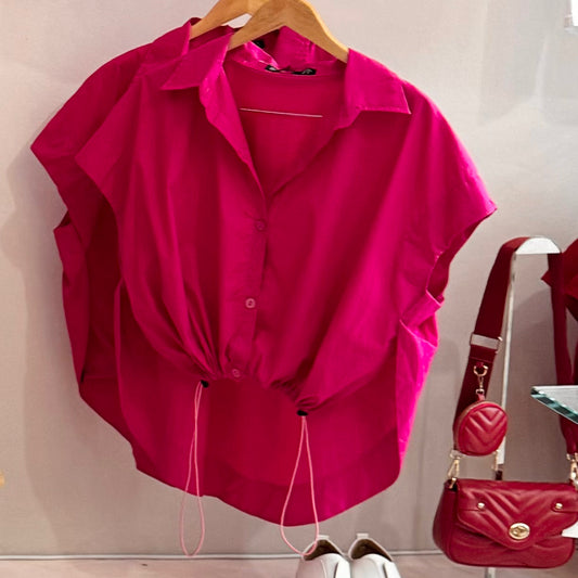 Pink Pull In Shirt