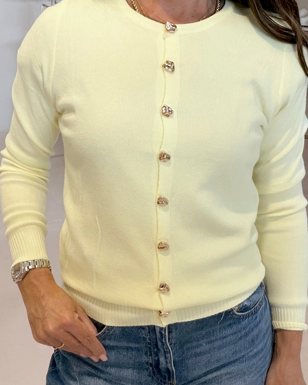 Yellow Cardigan