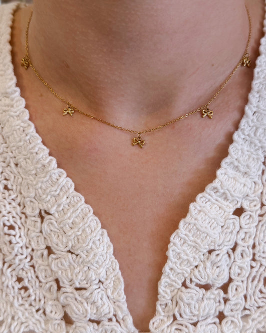STAINLESS STEEL NECKLACE (GOLD)