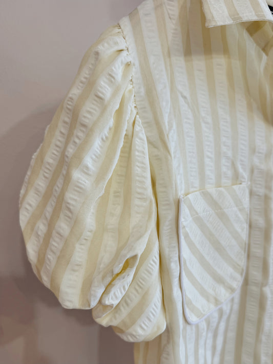Angel Top Yellow Striped