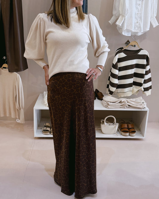 Animal Skirt Chocolate