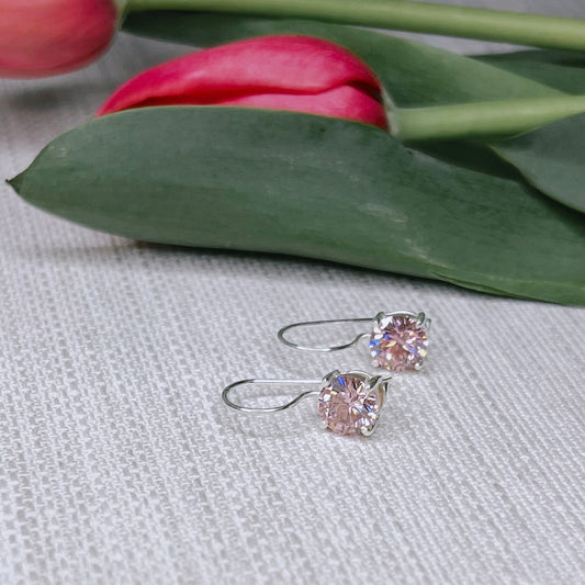 Round Crystal Earring Claws